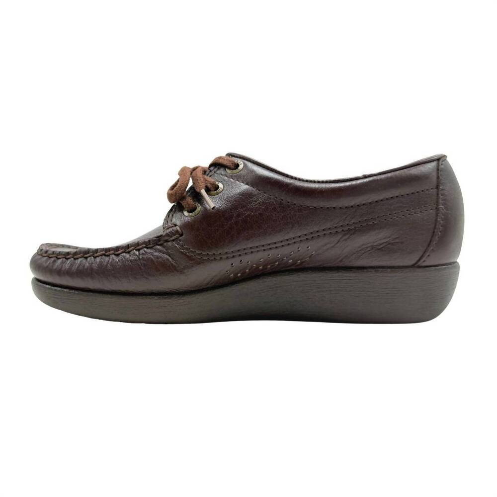 NEW SAS men's amigo lace up comfort shoe in brown